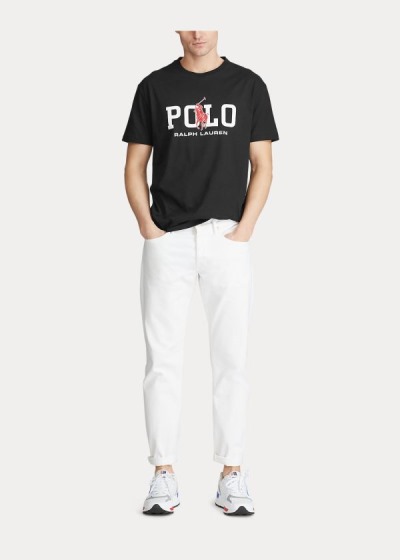 Playeras Polo Ralph Lauren Hombre Negros - Classic Fit Logo - TAXON4135